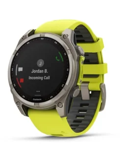 GARMIN Smartwatches | Herrenuhren-fēnix® 8 - 47 mm Solar Sapphire Graphit/Titanium Titan 010-02906-21