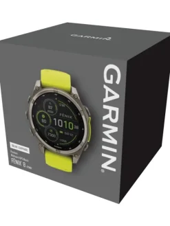 GARMIN Smartwatches | Herrenuhren-fēnix® 8 - 47 mm Solar Sapphire Graphit/Titanium Titan 010-02906-21