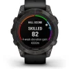 GARMIN Smartwatches | Herrenuhren-FĒNIX® 7 Pro – 47mm - Sapphire Solar Edition, Schwarz/Carbongrau Titan 010-02777-11