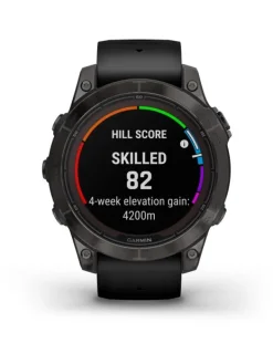 GARMIN Smartwatches | Herrenuhren-FĒNIX® 7 Pro – 47mm - Sapphire Solar Edition, Schwarz/Carbongrau Titan 010-02777-11