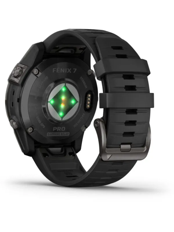 GARMIN Smartwatches | Herrenuhren-FĒNIX® 7 Pro – 47mm - Sapphire Solar Edition, Schwarz/Carbongrau Titan 010-02777-11