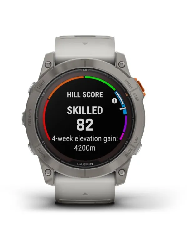 GARMIN Smartwatches | Herrenuhren-FĒNIX® 7X Pro - 51mm – Sapphire Solar Edition, Nebelgrau Titan 010-02778-15
