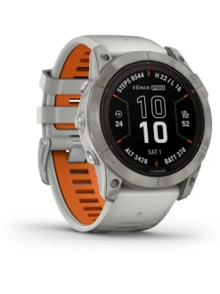 GARMIN Smartwatches | Herrenuhren-FĒNIX® 7X Pro - 51mm – Sapphire Solar Edition, Nebelgrau Titan 010-02778-15