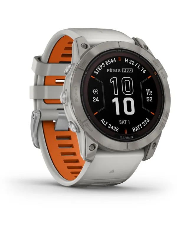 GARMIN Smartwatches | Herrenuhren-FĒNIX® 7X Pro - 51mm – Sapphire Solar Edition, Nebelgrau Titan 010-02778-15