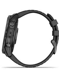 GARMIN Herrenuhren | Damenuhren-FĒNIX® 7X Pro - 51mm – Saphir Solar Edition, schwarz/carbongrau Titan 010-02778-11