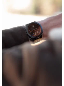 GARMIN Herrenuhren | Damenuhren-FĒNIX® 7X Pro - 51mm – Saphir Solar Edition, schwarz/carbongrau Titan 010-02778-11