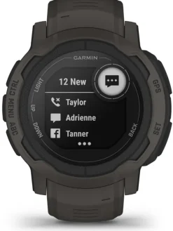 GARMIN Smartwatches | Herrenuhren-Instinct® 2 schiefergrau, 45 mm, Silikonband 010-02626-00