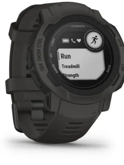 GARMIN Smartwatches | Herrenuhren-Instinct® 2 schiefergrau, 45 mm, Silikonband 010-02626-00