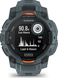 GARMIN Herrenuhren | Damenuhren-Instinct® 3 Solar - 45 mm, Twilight, mit Silikon-Wechselarmband 22 mm Twilight 010-02934-01