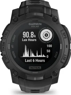 GARMIN Smartwatches-Instinct® 3 Solar - 45 mm Tactical Edition Schwarz 010-02934-50