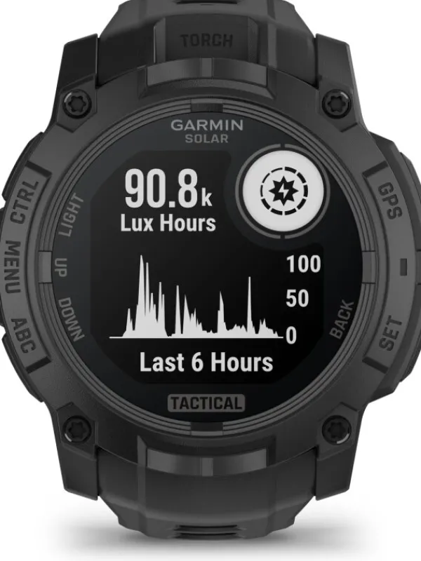 GARMIN Smartwatches-Instinct® 3 Solar - 50 mm Tactical Edition Schwarz 010-02935-50