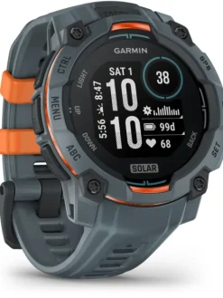 GARMIN Herrenuhren | Damenuhren-Instinct® 3 Solar - 45 mm, Twilight, mit Silikon-Wechselarmband 22 mm Twilight 010-02934-01