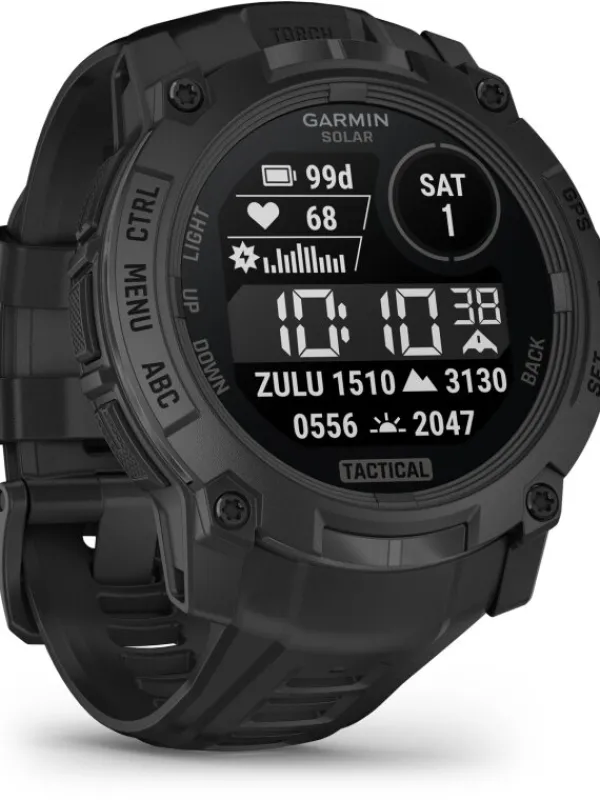 GARMIN Smartwatches-Instinct® 3 Solar - 50 mm Tactical Edition Schwarz 010-02935-50