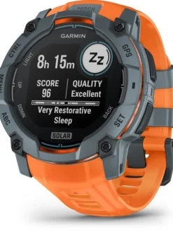 GARMIN Herrenuhren | Damenuhren-Instinct® 3 Solar - 50 mm, Twilight, mit Silikon-Wechselarmband 26 mm Solstice 010-02935-01