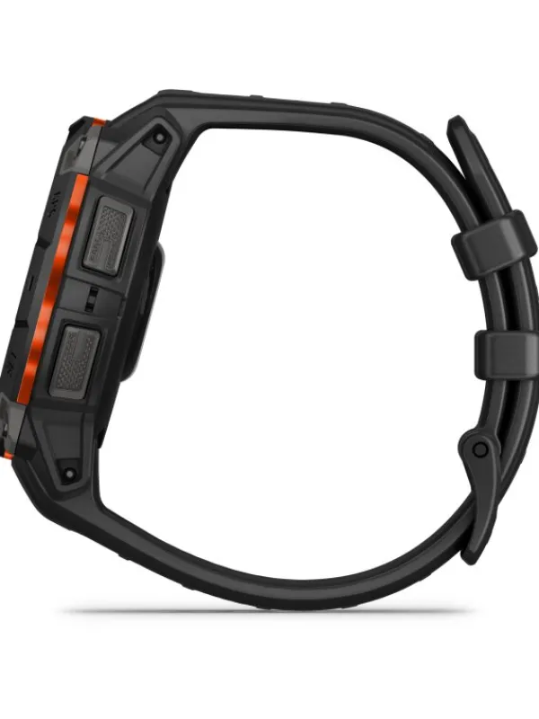 GARMIN Herrenuhren | Damenuhren-Instinct® 3 Solar - 45 mm, Schwarz, mit Silikon-Wechselarmband 22 mm Schwarz 010-02934-00