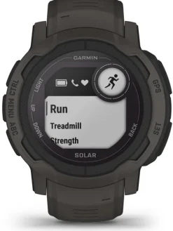 GARMIN Smartwatches | Herrenuhren-Instinct® 2 Solar schiefergrau, 45mm Silikonband 010-02627-00