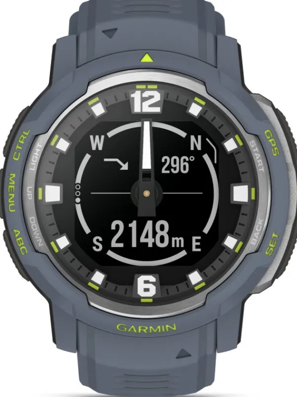 GARMIN Smartwatches | Damenuhren-Instinct® Crossover - Standard Edition, Granitblau 45mm 010-02730-04