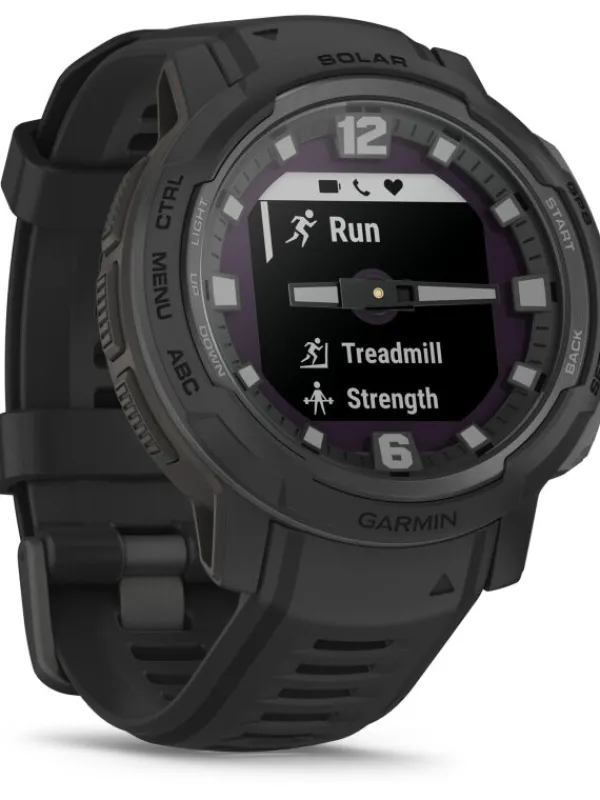 GARMIN Smartwatches | Herrenuhren-Instinct® Crossover Solar – Tactical Edition, Schwarz 45mm 010-02730-00