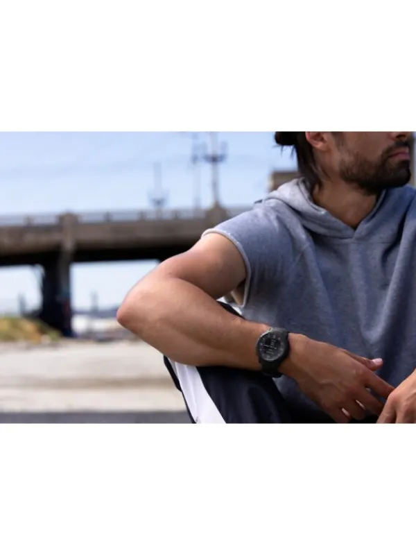 GARMIN Smartwatches | Damenuhren-Instinct® Crossover - Standard Edition, Granitblau 45mm 010-02730-04
