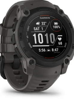 GARMIN Herrenuhren | Damenuhren-Instinct® E - 40 mm, Kohle/Schwarz, mit Silikon-Wechselarmband 20 mm Kohle 010-02932-00