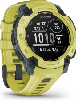 GARMIN Herrenuhren | Damenuhren-Instinct® E - 45 mm, Twilight/Electric Lime, mit Silikon-Wechselarmband 22 mm Electric Lime 010-02933-01