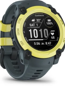 GARMIN Herrenuhren | Damenuhren-Instinct® E - 40 mm, Twilight/Electric Lime, mit Silikon-Wechselarmband 20 mm Twilight 010-02932-01