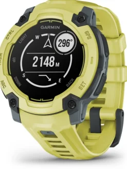 GARMIN Herrenuhren | Damenuhren-Instinct® E - 45 mm, Twilight/Electric Lime, mit Silikon-Wechselarmband 22 mm Electric Lime 010-02933-01