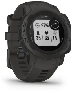 GARMIN Smartwatches | Herrenuhren-Instinct® 2S schiefergrau, 40mm, Silikonband 010-02563-00