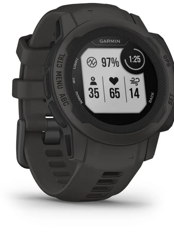 GARMIN Smartwatches | Herrenuhren-Instinct® 2S schiefergrau, 40mm, Silikonband 010-02563-00