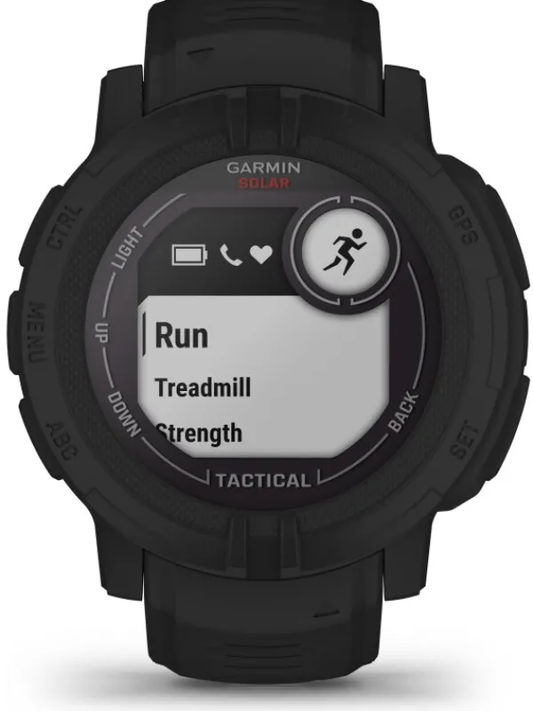 GARMIN Smartwatches | Herrenuhren-Instinct® 2 Solar – Tactical Edition Schwarz 45mm 010-02627-03