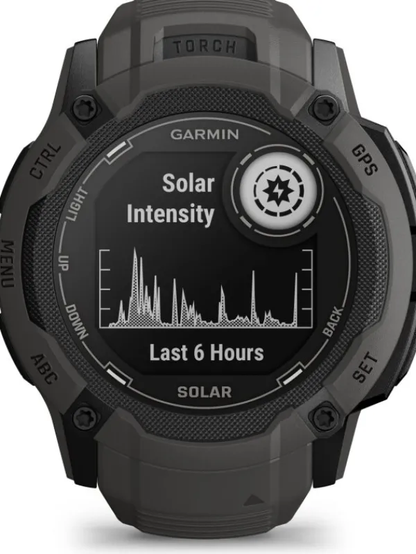GARMIN Smartwatches | Herrenuhren-Instinct® 2X Solar, graphit, 50 mm, Silikonband 010-02805-00