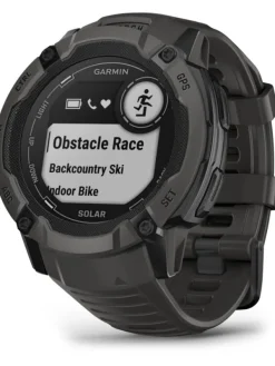 GARMIN Smartwatches | Herrenuhren-Instinct® 2X Solar, graphit, 50 mm, Silikonband 010-02805-00