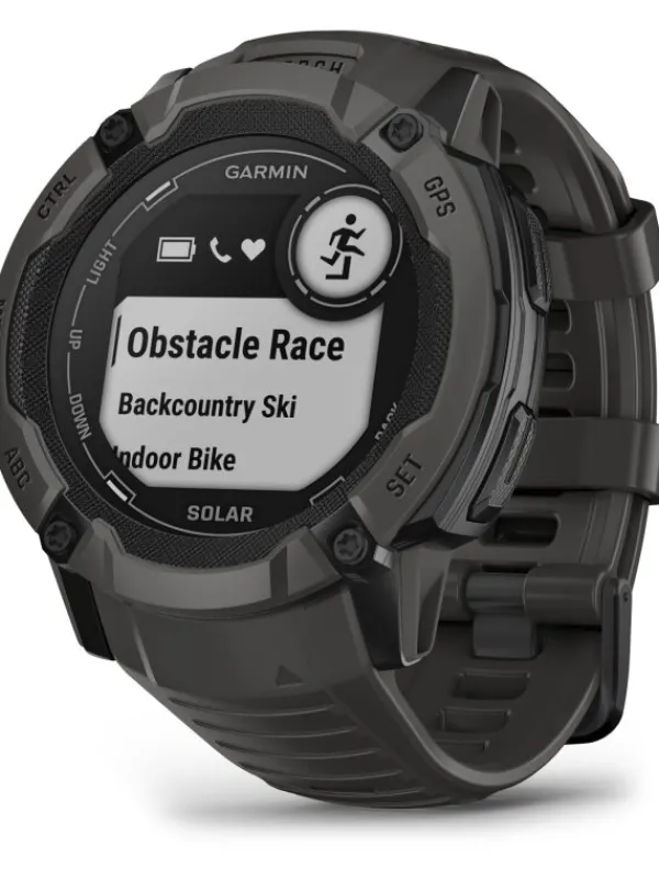 GARMIN Smartwatches | Herrenuhren-Instinct® 2X Solar, graphit, 50 mm, Silikonband 010-02805-00