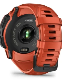 GARMIN Smartwatches | Herrenuhren-Instinct® 2X Solar, rot, 50mm, Silikonband 010-02805-01