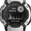 GARMIN Smartwatches | Herrenuhren-Instinct® 2X Solar, steinweiss, 50 mm, Silikonband 010-02805-04