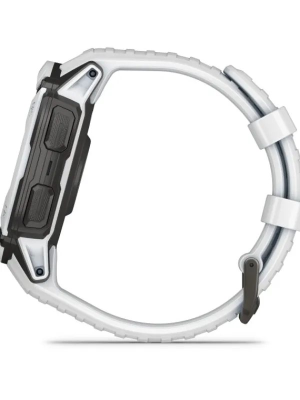 GARMIN Smartwatches | Herrenuhren-Instinct® 2X Solar, steinweiss, 50 mm, Silikonband 010-02805-04