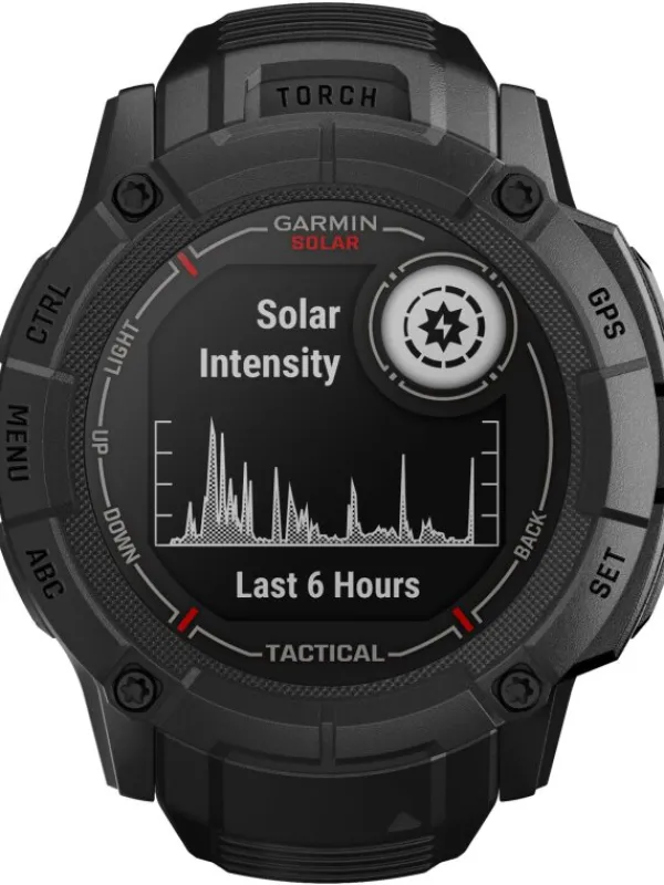 GARMIN Smartwatches | Herrenuhren-Instinct® 2X Solar, Tactical Edition, 50 mm, schwarz 010-02805-03