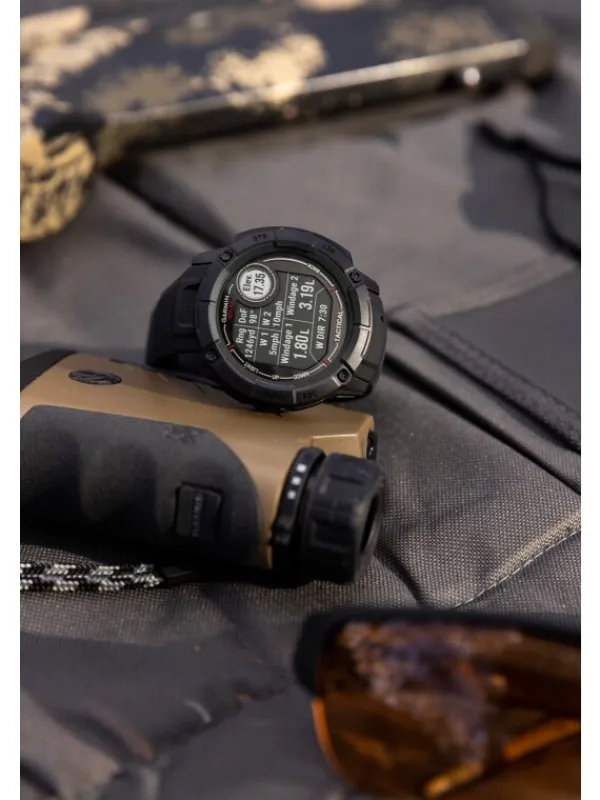GARMIN Smartwatches | Herrenuhren-Instinct® 2X Solar, Tactical Edition, 50 mm, schwarz 010-02805-03