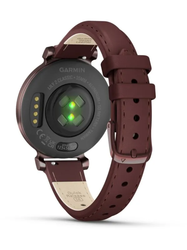 GARMIN Smartwatches | Damenuhren-Lily® 2 Classic, Maulbeere/Dunkelbronze 010-02839-03