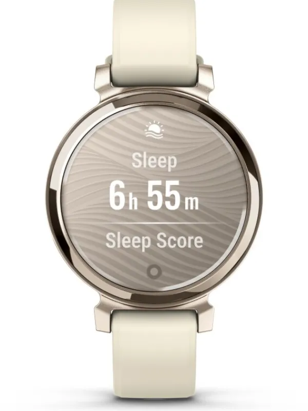 GARMIN Smartwatches | Damenuhren-Lily® 2, Kokosnuss/Cremegold Silikon 010-02839-00