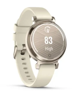 GARMIN Smartwatches | Damenuhren-Lily® 2, Kokosnuss/Cremegold Silikon 010-02839-00