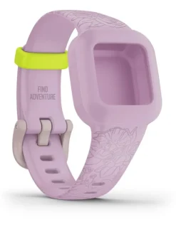 GARMIN Uhrenarmbänder-Original Armband mit rosafarbenem Blumenmotiv für vívofit® Jr. 3 010-12469-41