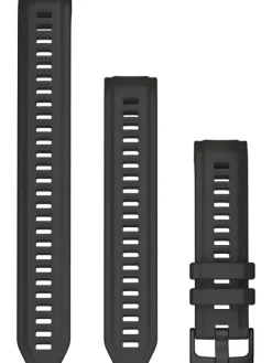 GARMIN Uhrenarmbänder-Original Instinct® 2S-Wechselarmband 20 mm, Silikon, graphit, 3-teilig, Schließe - Edelstahl schwarz 010-13104-00