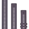 GARMIN Uhrenarmbänder-Original Instinct® 2S-Wechselarmband 20 mm, Silikon, Deep Orchid, 3-teilig, Schließe - Edelstahl schwarz 010-13104-17