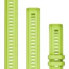 GARMIN Uhrenarmbänder-Original Instinct® 2S-Wechselarmband 20 mm, Silikon, Waikiki, 3-teilig, Schließe - Edelstahl schiefergrau 010-13104-05