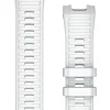 GARMIN Uhrenarmbänder-Original Instinct® 2X-Wechselarmband 26 mm, Silikon, steinweiß, Schließe - Edelstahl schwarz 010-13295-04