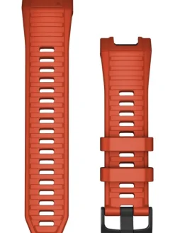 GARMIN Uhrenarmbänder-Original Instinct® 2X-Wechselarmband 26 mm, Silikon, flammenrot, Schließe - Edelstahl schwarz 010-13295-01