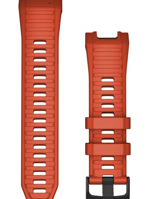 GARMIN Uhrenarmbänder-Original Instinct® 2X-Wechselarmband 26 mm, Silikon, flammenrot, Schließe - Edelstahl schwarz 010-13295-01