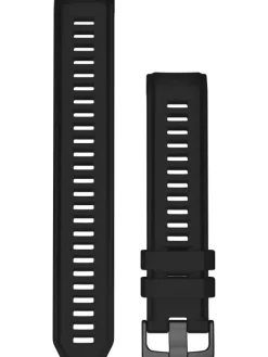 GARMIN Uhrenarmbänder-Original Instinct®-Wechselarmband 22 mm, Silikon, schwarz, Schließe - Edelstahl 010-13105-06