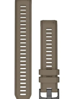 GARMIN Uhrenarmbänder-Original Instinct®-Wechselarmband 22 mm, Silikon, coyote Tan, Schließe - Edelstahl schwarz 010-13105-07